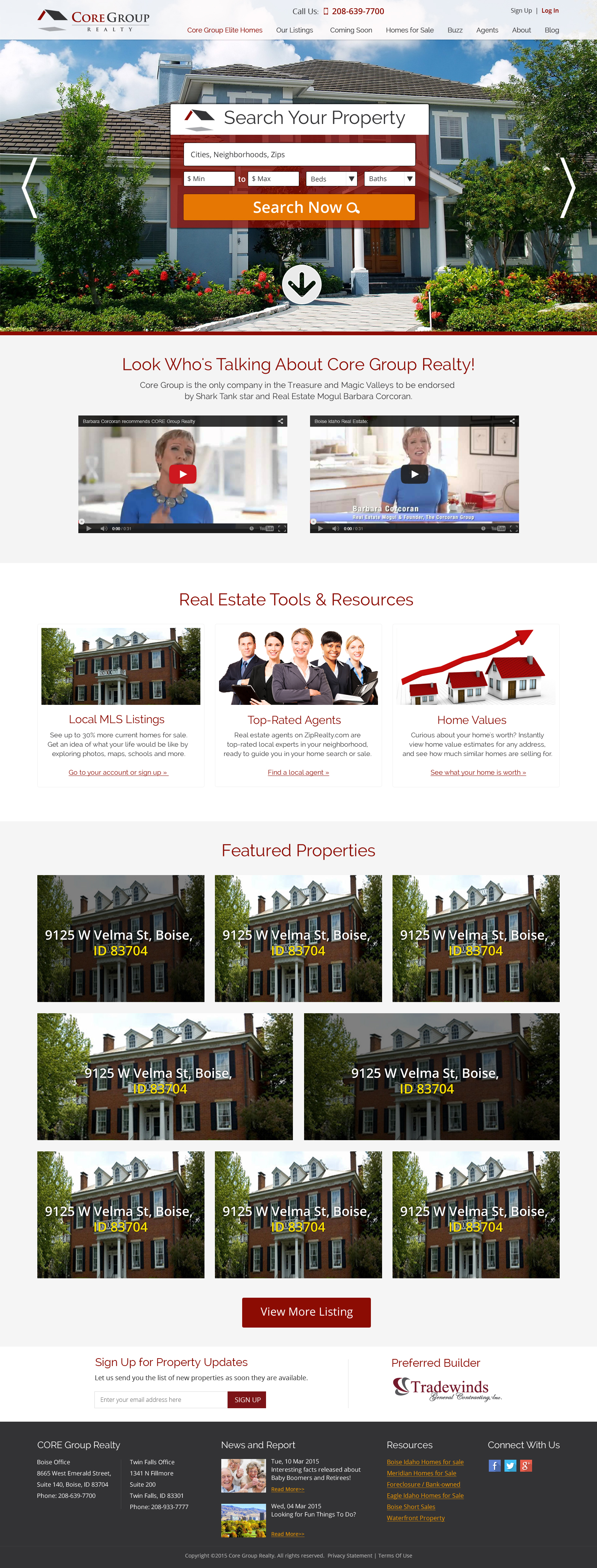 real estate agent wordpress site