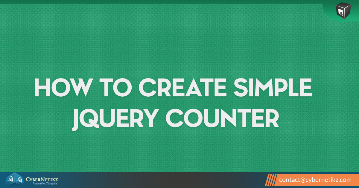 Create simple JQuery counter