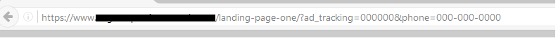 301redirect in php with query parameter 