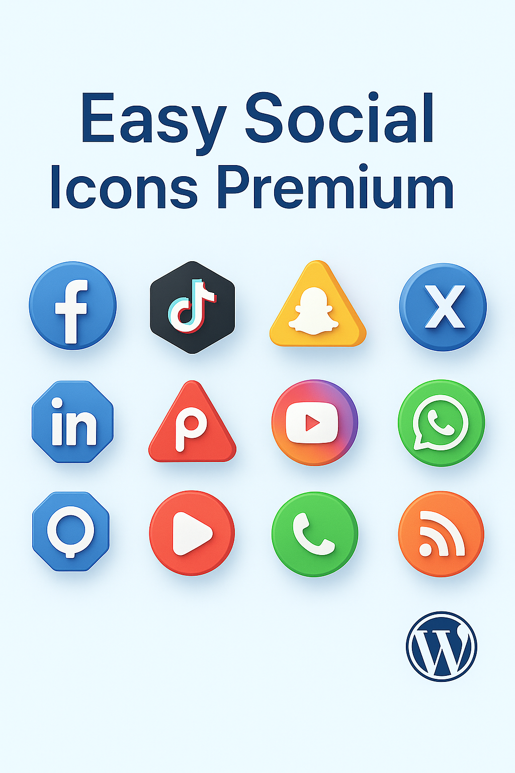 Easy Social Icons Premium